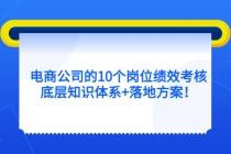 电商公司的10个岗位绩效考核的底层知识体系+落地方案!-创业信息网