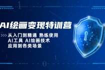 AI绘画变现特训营,从入门到精通 熟练使用AI工具 AI绘画技术应用到各类场景-创业信息网