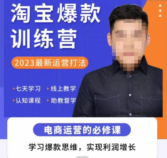 爱上黄昏·淘宝爆款训练营，2023最新运营打法，学习爆款思维，实现利润增长-创业信息网