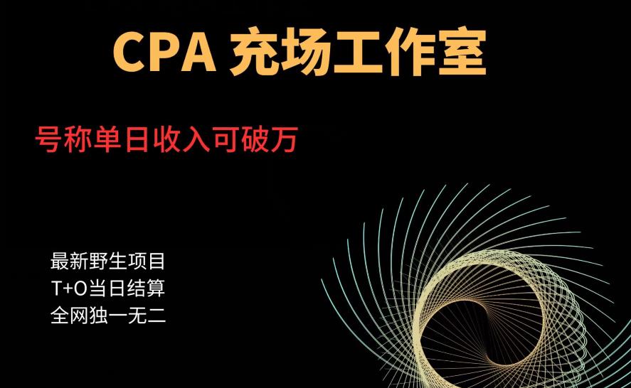 cpa充场工作室，号称单日收入10000+（揭秘）-创业信息网