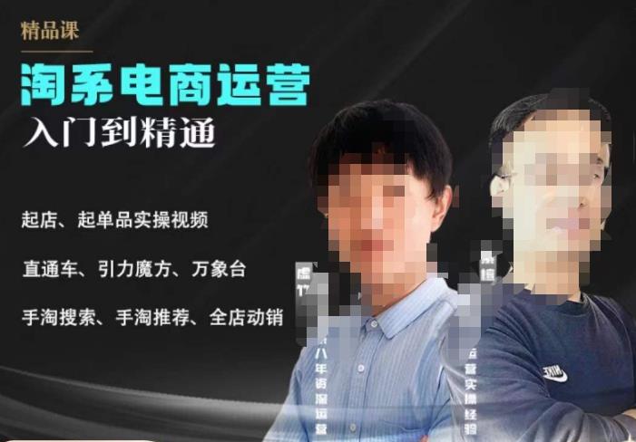 2023手淘搜索实操课+体系化课程,起店起单品实操视频课程-创业信息网