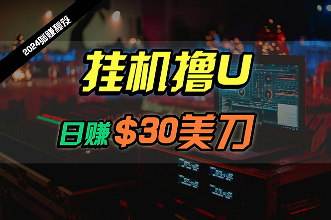 日赚30美刀，2024最新海外挂机撸U内部项目，全程无人值守，可批量放大-创业信息网