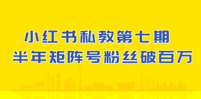 (10650期)小红书-私教第七期,小红书90天涨粉18w,1周涨粉破万 半年矩阵号粉丝破百万-创业信息网