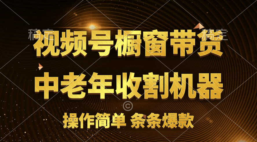 视频号最火爆赛道,橱窗带货,流量分成计划,条…-创业信息网