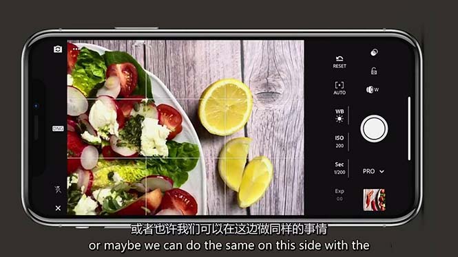 iPhone 美食摄影-掌握美食摄影造型-构图和编辑艺术-21节课-中英字幕-创业信息网