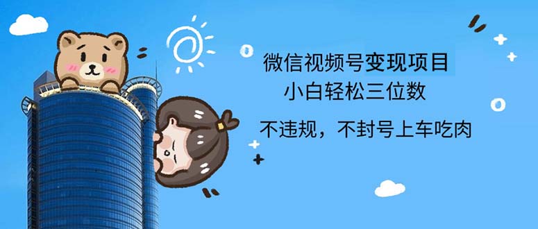 2024最新微信视频号,0撸项目,自己玩,小白轻松日入三位数-创业信息网