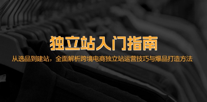 独立站入门指南:从选品到建站,全面解析跨境电商独立站运营技巧与爆品…-创业信息网