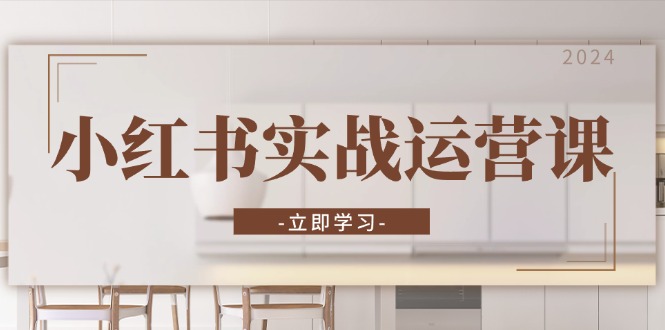 小红书实战运营课:从开通店铺到直播话术,打造爆款笔记与高效直播-创业信息网