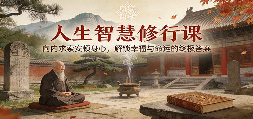 人生智慧修行课：向内求索安顿身心，解锁幸福与命运的终极答案-创业信息网