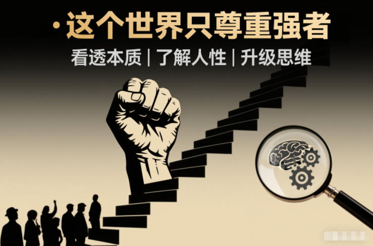 开悟1.0：这个世界只尊重强者，看透本质-了解人性-升级思维-创业信息网