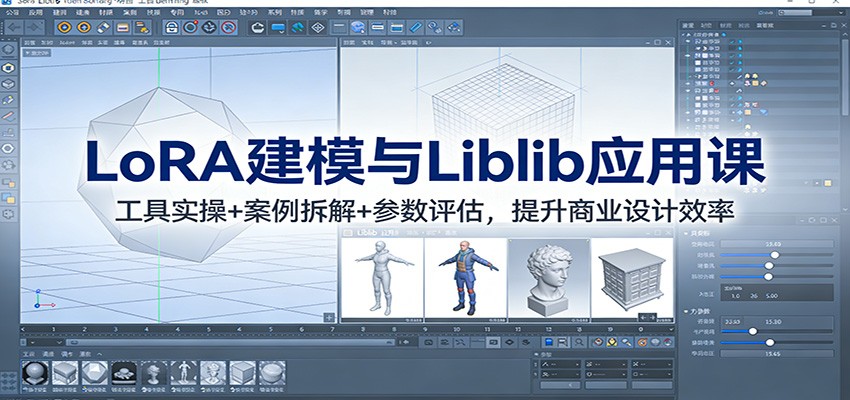 LoRA建模与Liblib应用课：工具实操+案例拆解+参数评估，提升商业设计效率-创业信息网