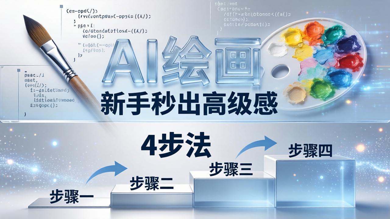 AI绘画入门别再硬磕了!即梦4步法:万能提示词公式+BRTR框架,新手秒出高级感