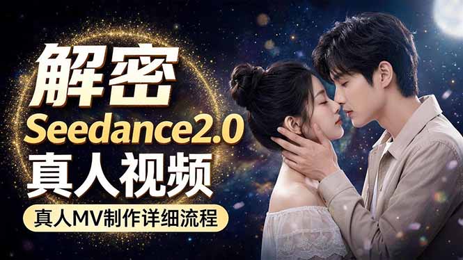 Seedance 2.0电影级真人 MV全流程拆解:提示词、运镜、粒子特效,手把手实操