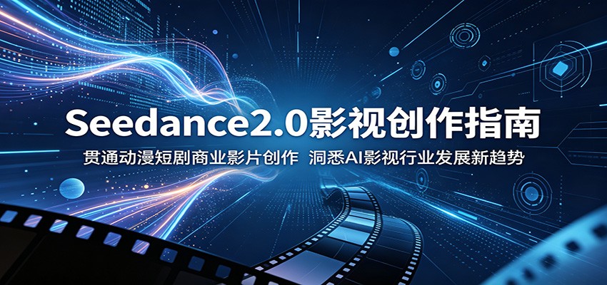 Seedance2.0影视创作指南：贯通动漫短剧商业影片创作，洞悉AI影视行业发展新趋势-创业信息网