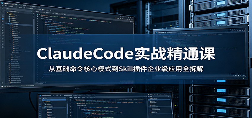 ClaudeCode实战精通课：从基础命令核心模式到Skill插件企业级应用全拆解-创业信息网