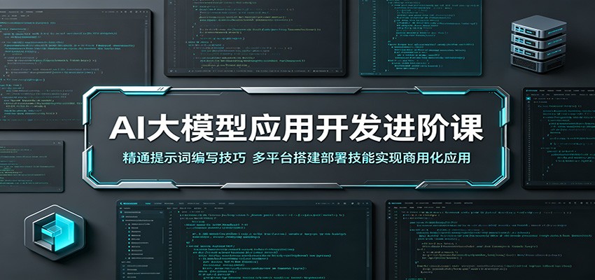 AI大模型应用开发进阶课：精通提示词编写技巧，多平台搭建部署技能实现商用化应用-创业信息网
