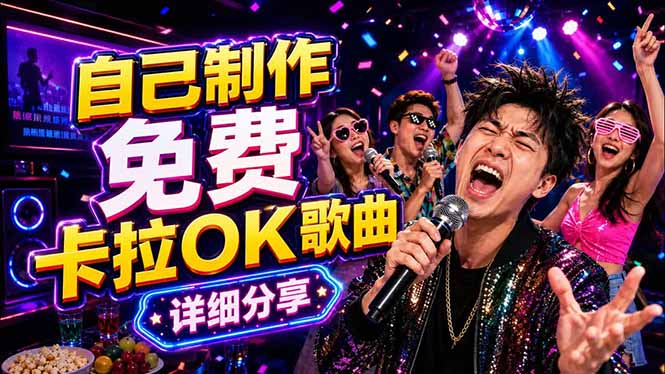 免费卡拉OK歌曲制作全攻略:音轨分离字幕制作,零基础快速做出专业K歌视频