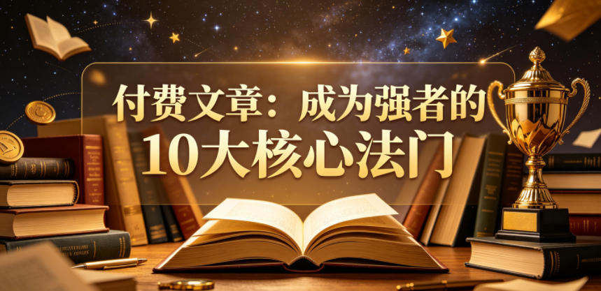 付费文章：成为强者的10大核心法门-创业信息网
