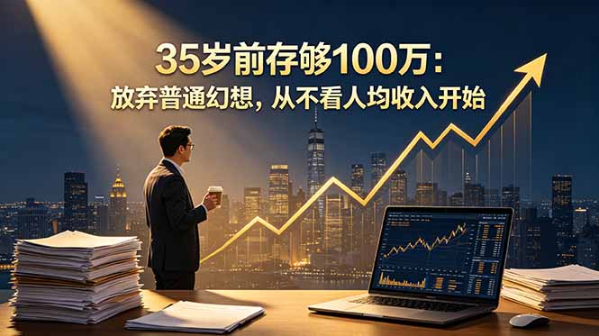 35岁前存够100万:放弃普通幻想,从不看人均收入开始