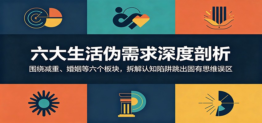 六大生活伪需求深度剖析:围绕减重、婚姻等六个板块,拆解认知陷阱跳出固有思维误区-创业信息网