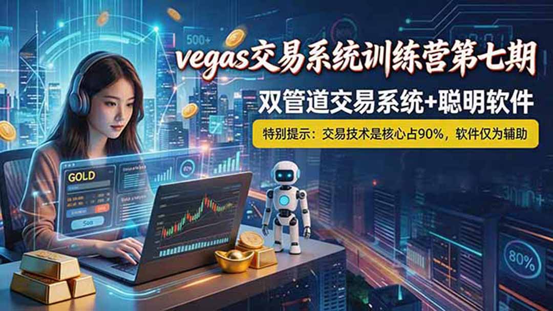 【海外美金AI搬砖】Vegas交易技术+聪明软件, 黄金期货日赚50-1000U, 长期稳定,小白轻松上手