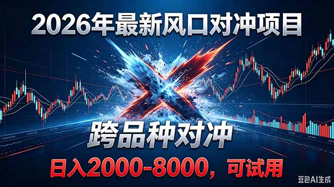 2026创业新风口！最新对冲！跨品种对冲！日收益2000-6000+-创业信息网