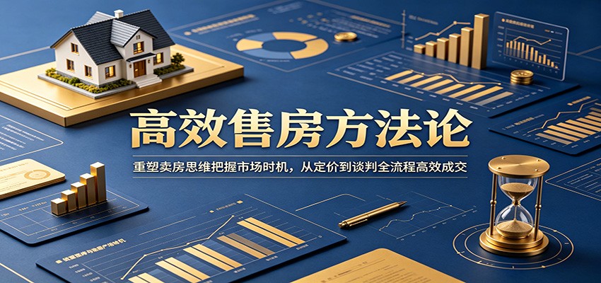 高效售房方法论：重塑卖房思维把握市场时机，从定价到谈判全流程高效成交-创业信息网
