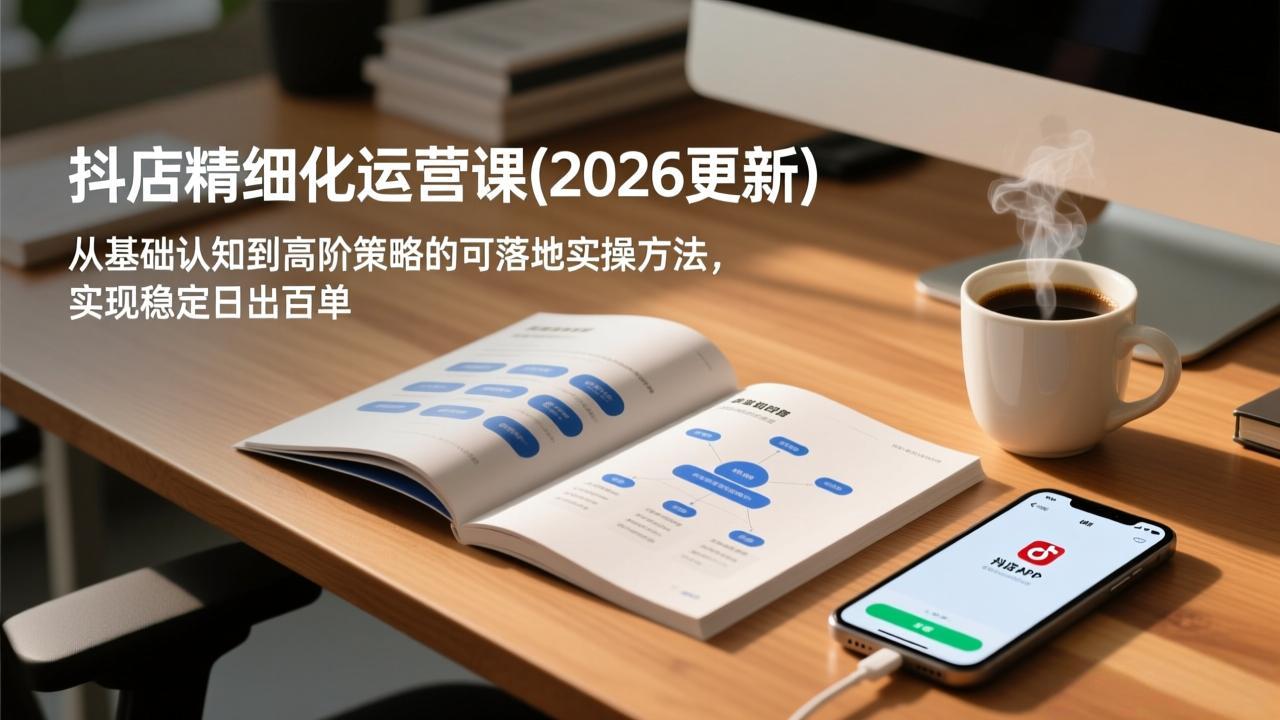 抖店精细化运营课(更新6月