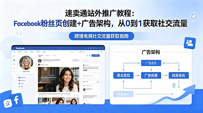 速卖通站外推广教程:Facebook粉丝页创建+广告架构,从0到1获取社交流量