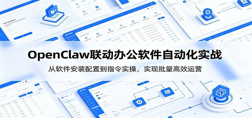 OpenClaw自动化实操课：从软件安装配置到指令实操，实现批量高效运营-创业信息网