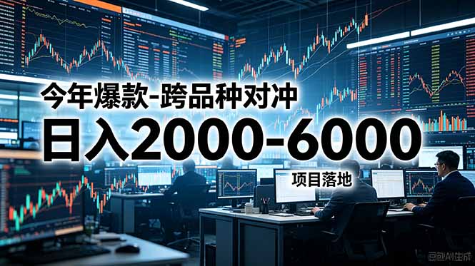 今年爆款-跨品种对冲日入2000-6000，项目落地！-创业信息网