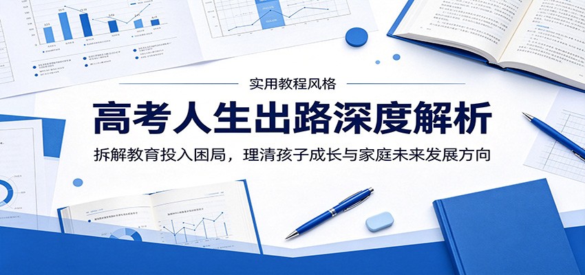高考人生出路深度解析:拆解教育投入困局,理清孩子成长与家庭未来发展方向-创业信息网