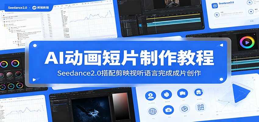 AI动画短片制作教程：Seedance2.0搭配剪映视听语言完成成片创作-创业信息网