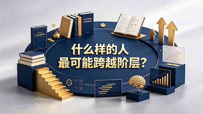 付费文章:什么样的人最可能跨越阶层?具备这五种特质,普通人也能顺利跨越阶层