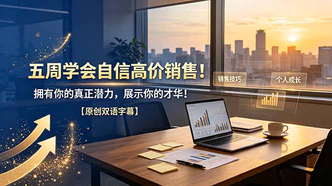 五周学会自信高价销售!拥有你的真正潜力,展示你的才华!【原创双语字幕】