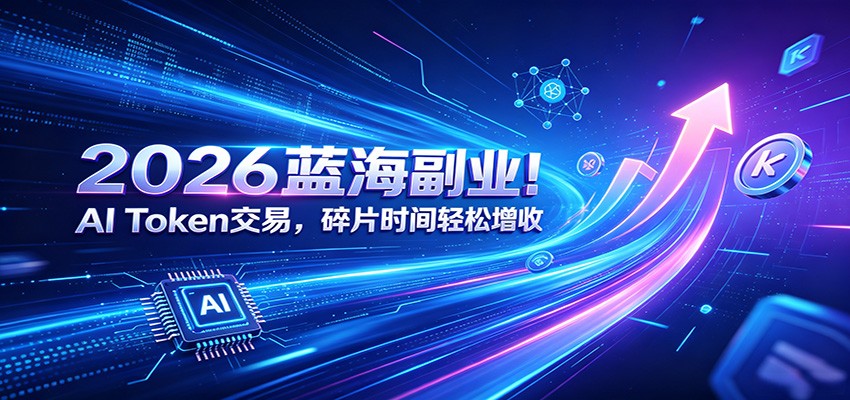 2026蓝海副业！AI Token交易，碎片时间轻松增收-创业信息网