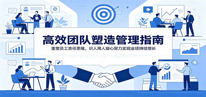 高效团队塑造管理指南：重塑员工责任思维，识人用人凝心聚力实现业绩持续增长-创业信息网