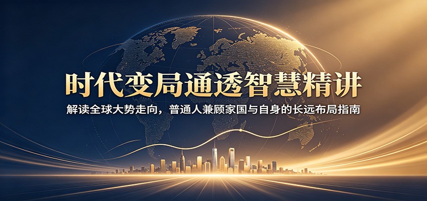 时代变局通透智慧精讲：解读全球大势走向，普通人兼顾家国与自身的长远布局指南-创业信息网
