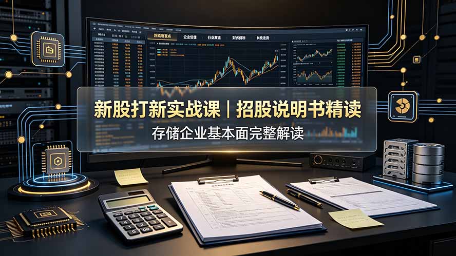 付费文章:新股打新实战课|招股说明书精读,存储企业基本面完整解读