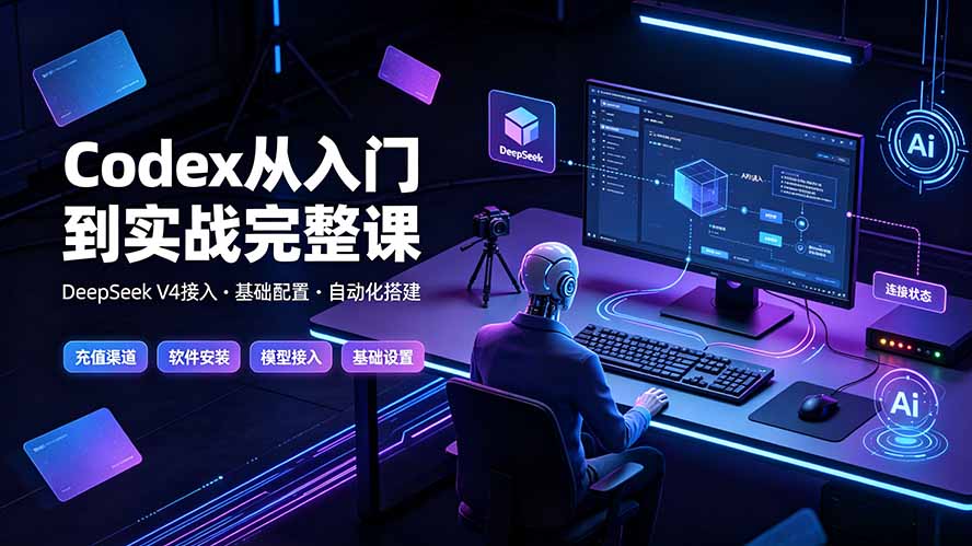 Codex从入门到实战完整课｜充值·安装·接入DeepSeek，记忆·插件·Skill·CLI·MCP全拆解-创业信息网