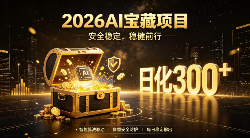 2026AI安全掘金项目,日化稳定300+,无需人为干预操作,当天见收益,操作简单【揭秘】-创业信息网