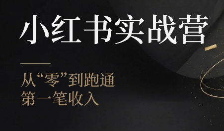 金金老师·小红书实战营-创业信息网