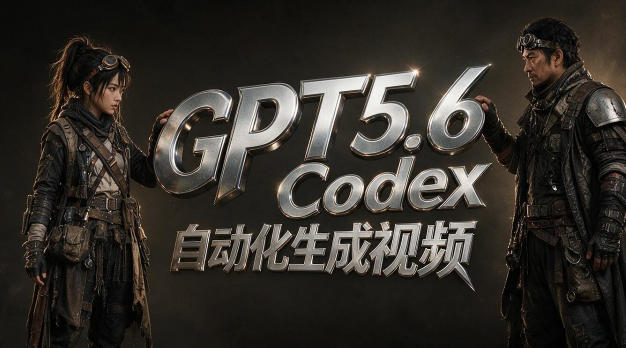 GPT5.6+Codex自动化视频生成:提示词设计×角色设定×封面海报×工作流思路,高效产出AI视频