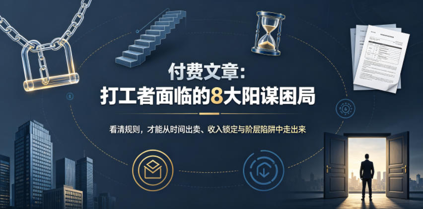 付费文章：打工者面临的8大阳谋困局-创业信息网