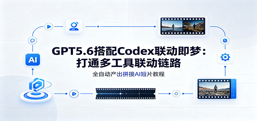 GPT5.6搭配Codex联动即梦：打通多工具联动链路，全自动产出拼接AI短片教程-创业信息网