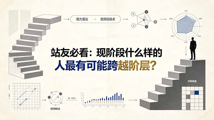 付费文章:站友必看:现阶段什么样的人最有可能跨越阶层?