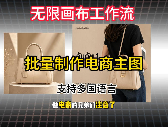批量复刻电商爆款主图工作流搭建教学，批量下载，支持多国语言，不管是国内电商还是跨境店群都能用-创业信息网