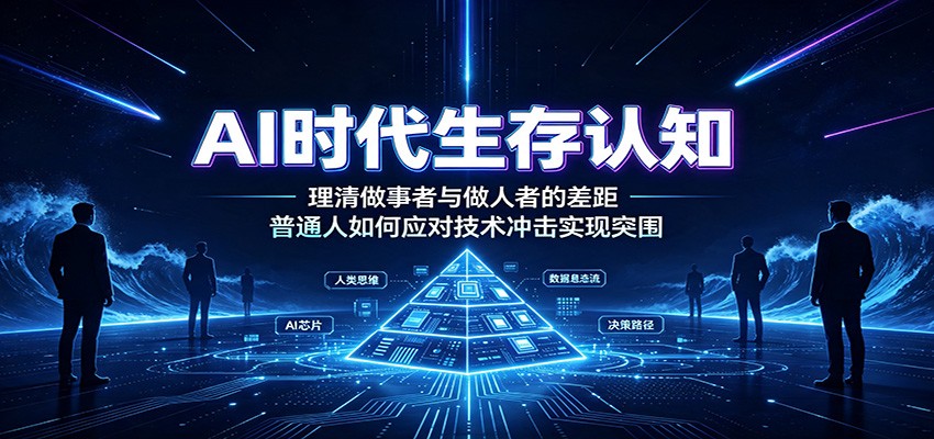 AI时代生存认知:理清做事者与做人者的差距,普通人如何应对技术冲击实现突围-创业信息网