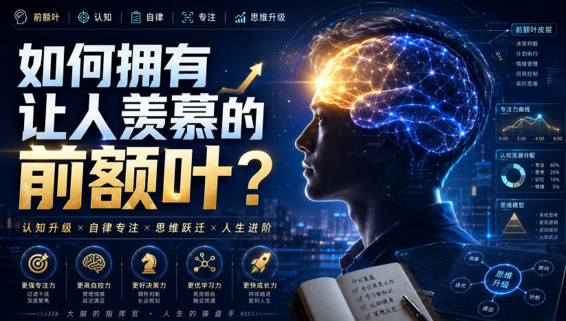 付费文：如何拥有让人羡慕的前额叶？-创业信息网