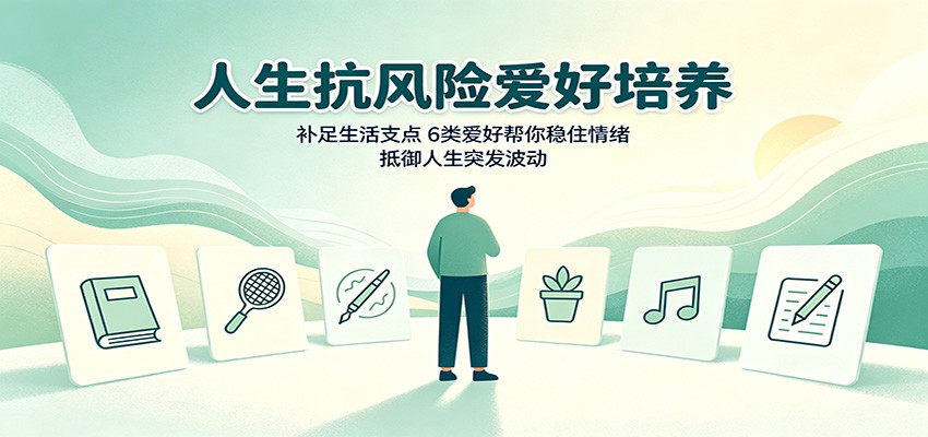 人生抗风险爱好培养：补足生活支点，6类爱好帮你稳住情绪，抵御人生突发波动-创业信息网